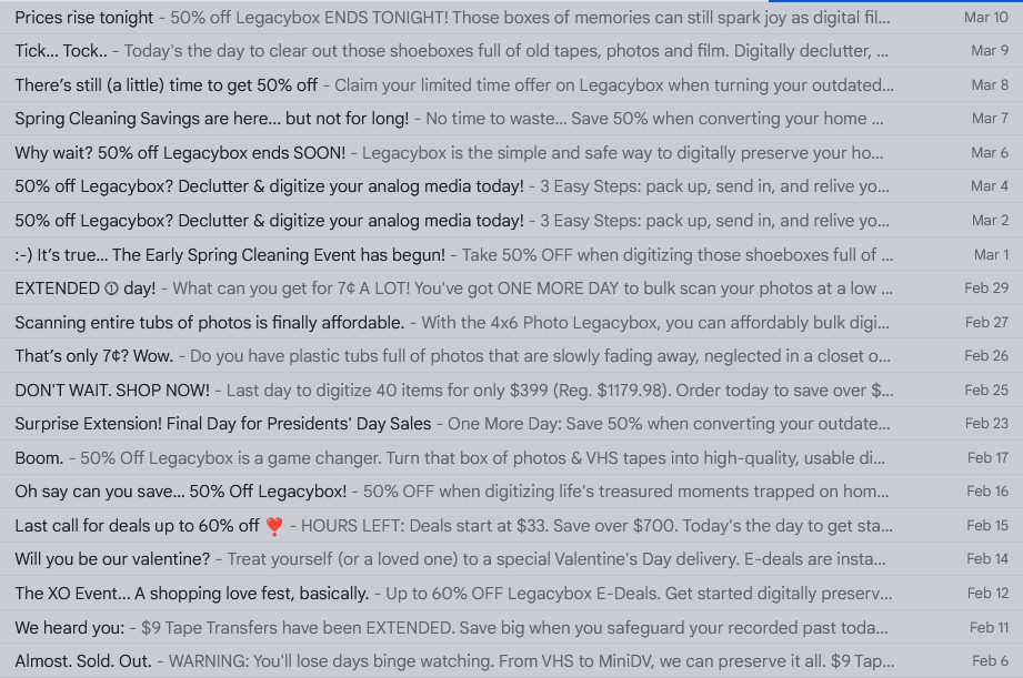 Tonight only. Your sale of sales.