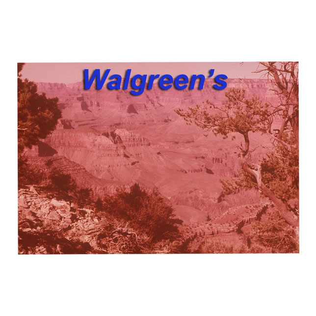 Walgreens scan of and Grand Canyon slide